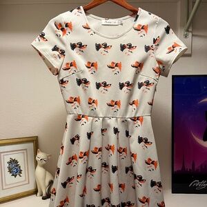 Sunny girl koi fish dress